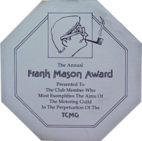 Frank Mason Award Plaque