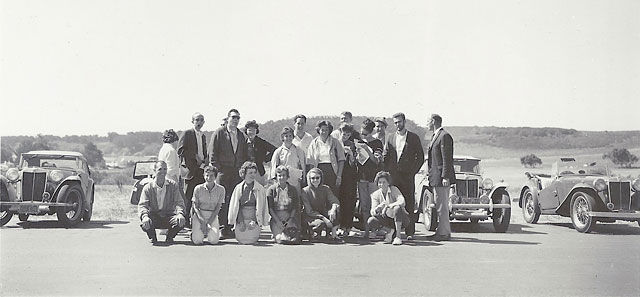 Lineup at the 1961 TCMG / ARR Conclave in San Simeon.