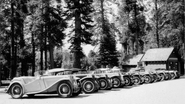 Lineup at the 1965 TCMG / ARR Conclave at Huntington Lake.