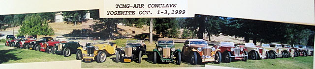Lineup at the 1999 TCMG / ARR Conclave in Sky Ranch.