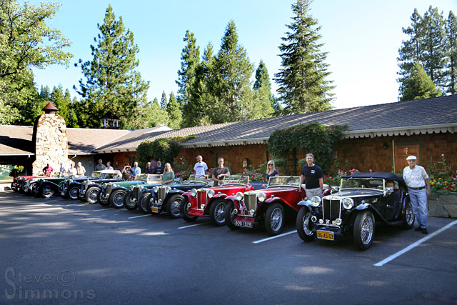 Lineup at the 2012 TCMG / ARR Conclave in Fish Camp.